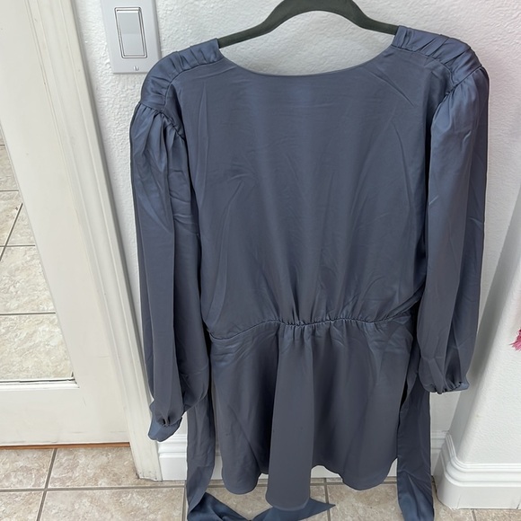 NEW Express Wrap Front Dress - Picture 8 of 9